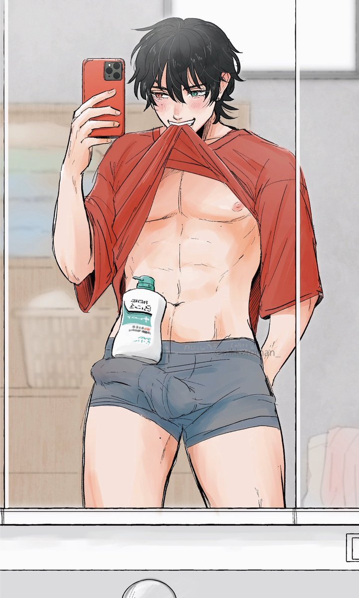 Kuna in shorts