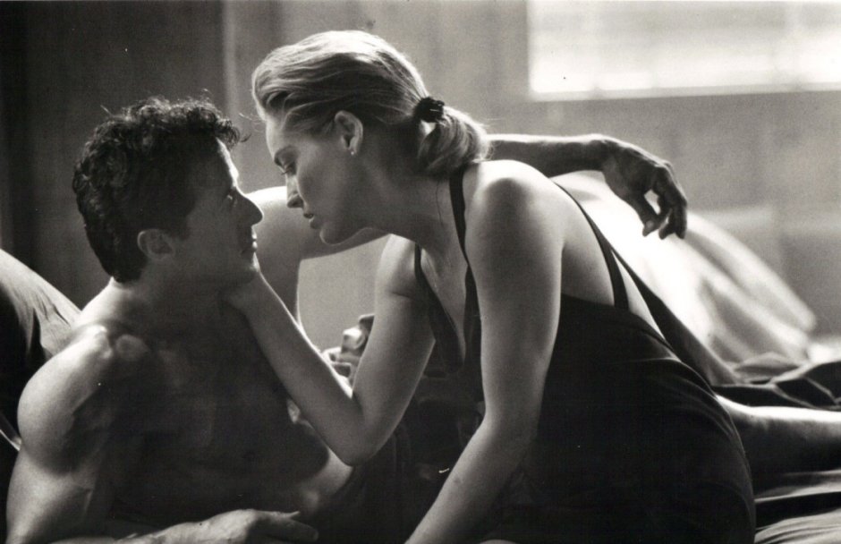 Sylvester Stallone and Sharon Stone