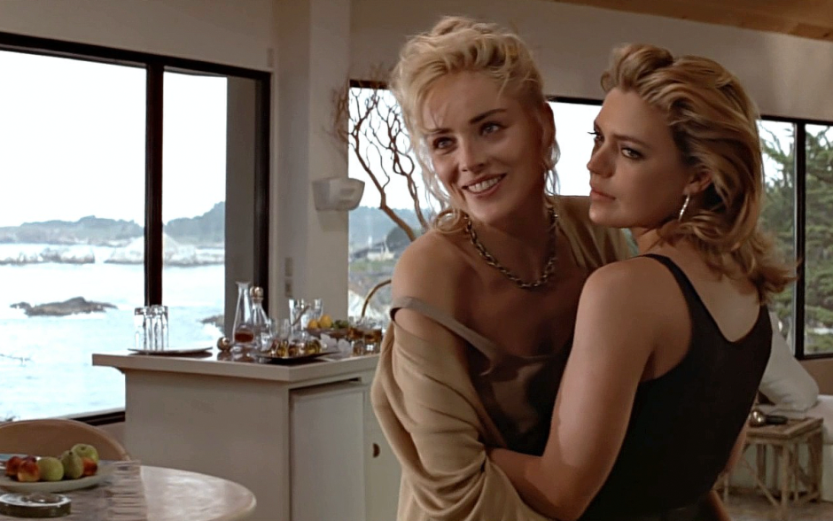 Sharon Stone in the film Basic Instinct