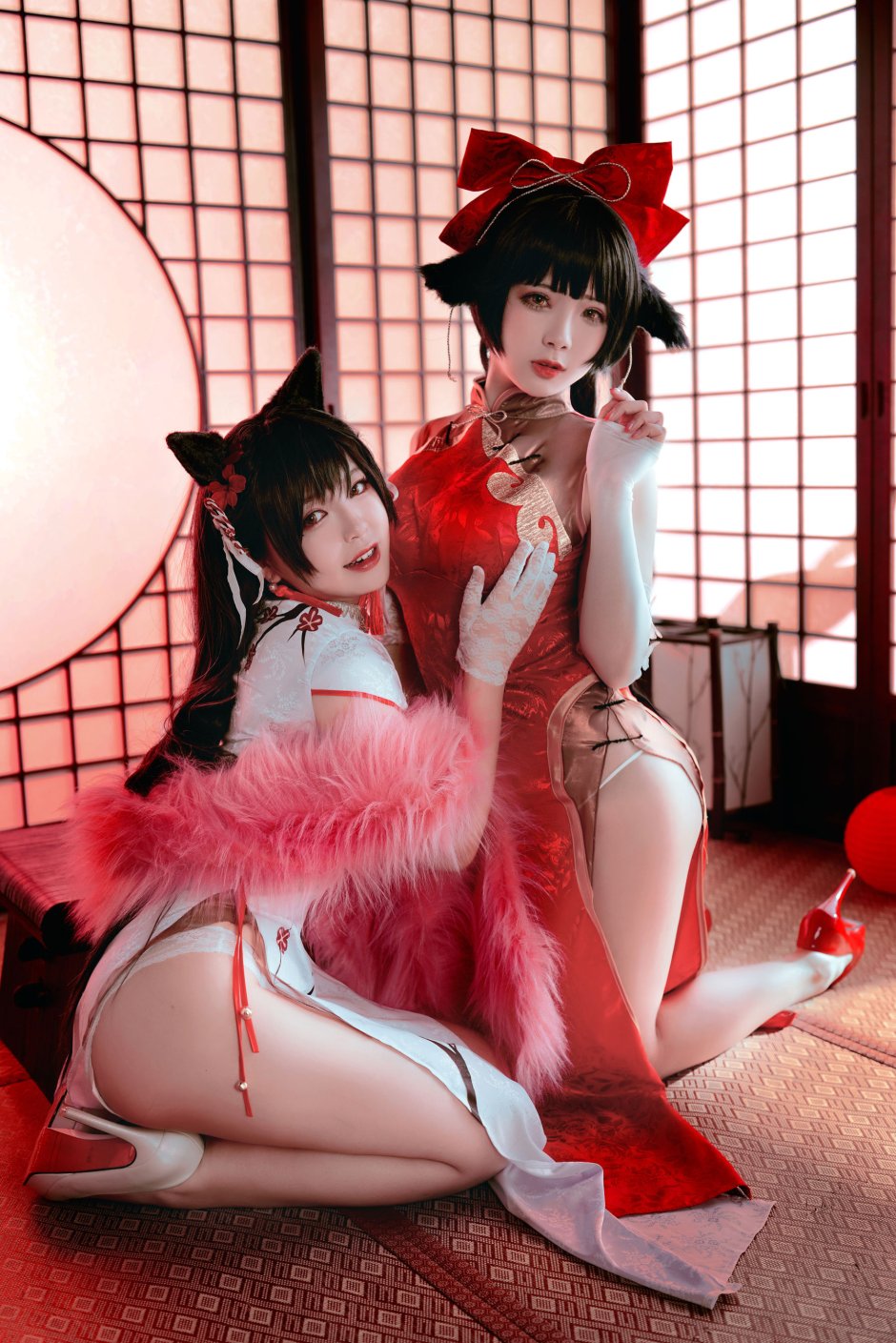 Nadycononika and Jennifer Van Damsel Evangelion