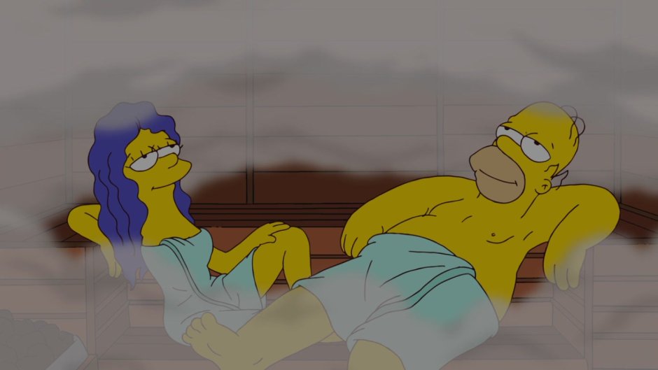 Homer Marge and Bart