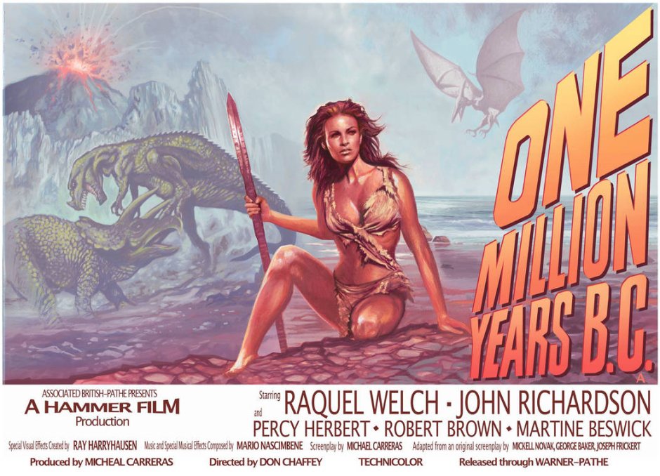Million years BC 1966 poster