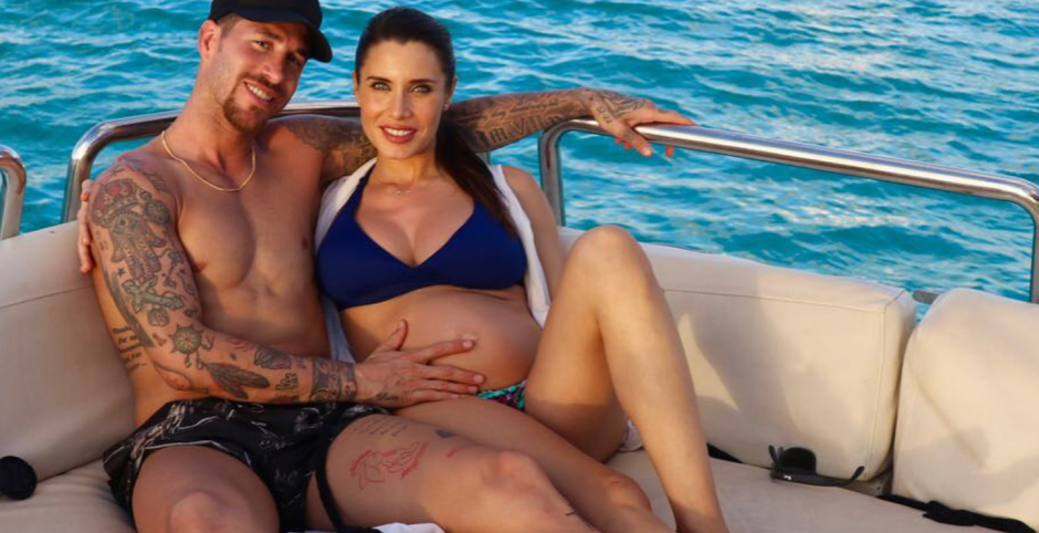 Sergio Ramos and his wife