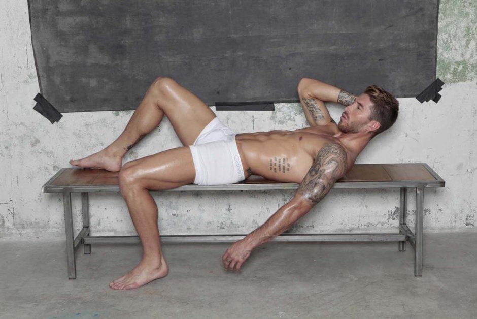 Sergio Ramos is naked
