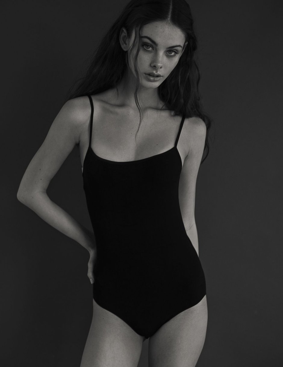 Mika Wollard in a swimsuit