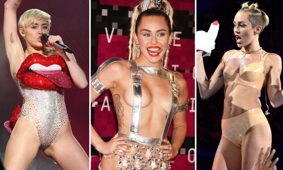 The most provocative outfits of Miley Cyrus
