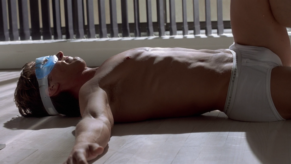 Christian Bale American psychopath scene