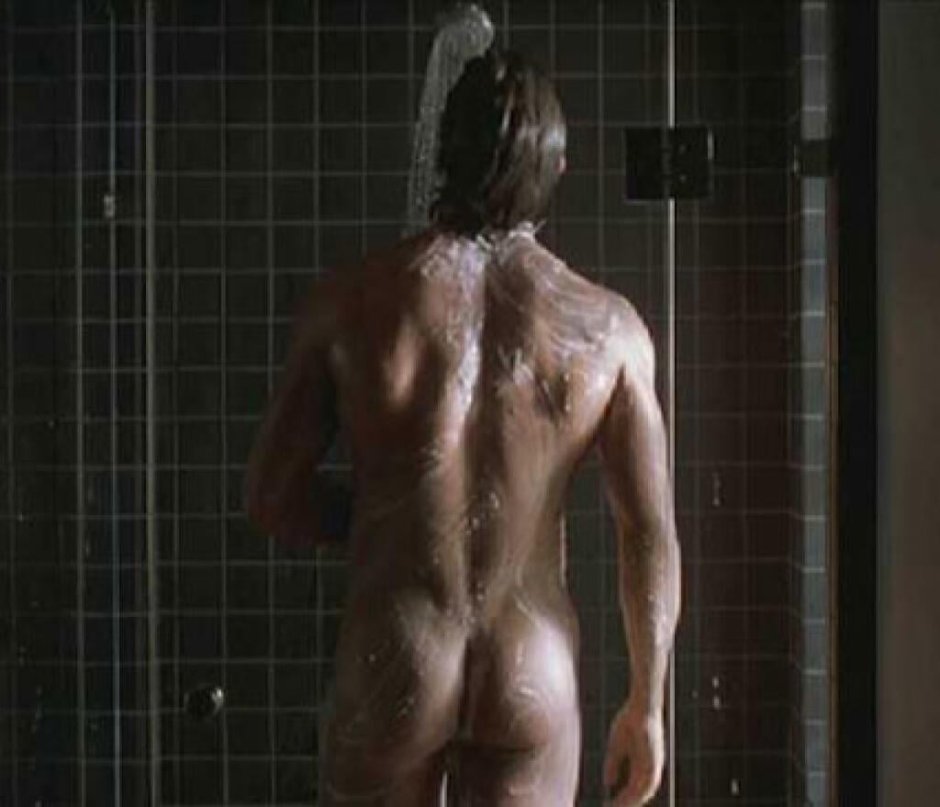 Christian Bale American psychopath naked