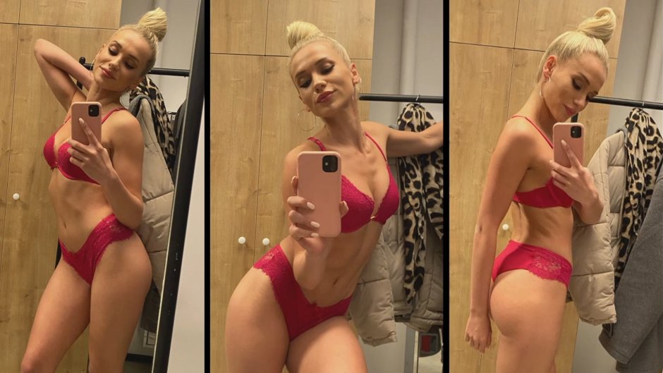 Lyudmila Nilskaya in his youth in a swimsuit