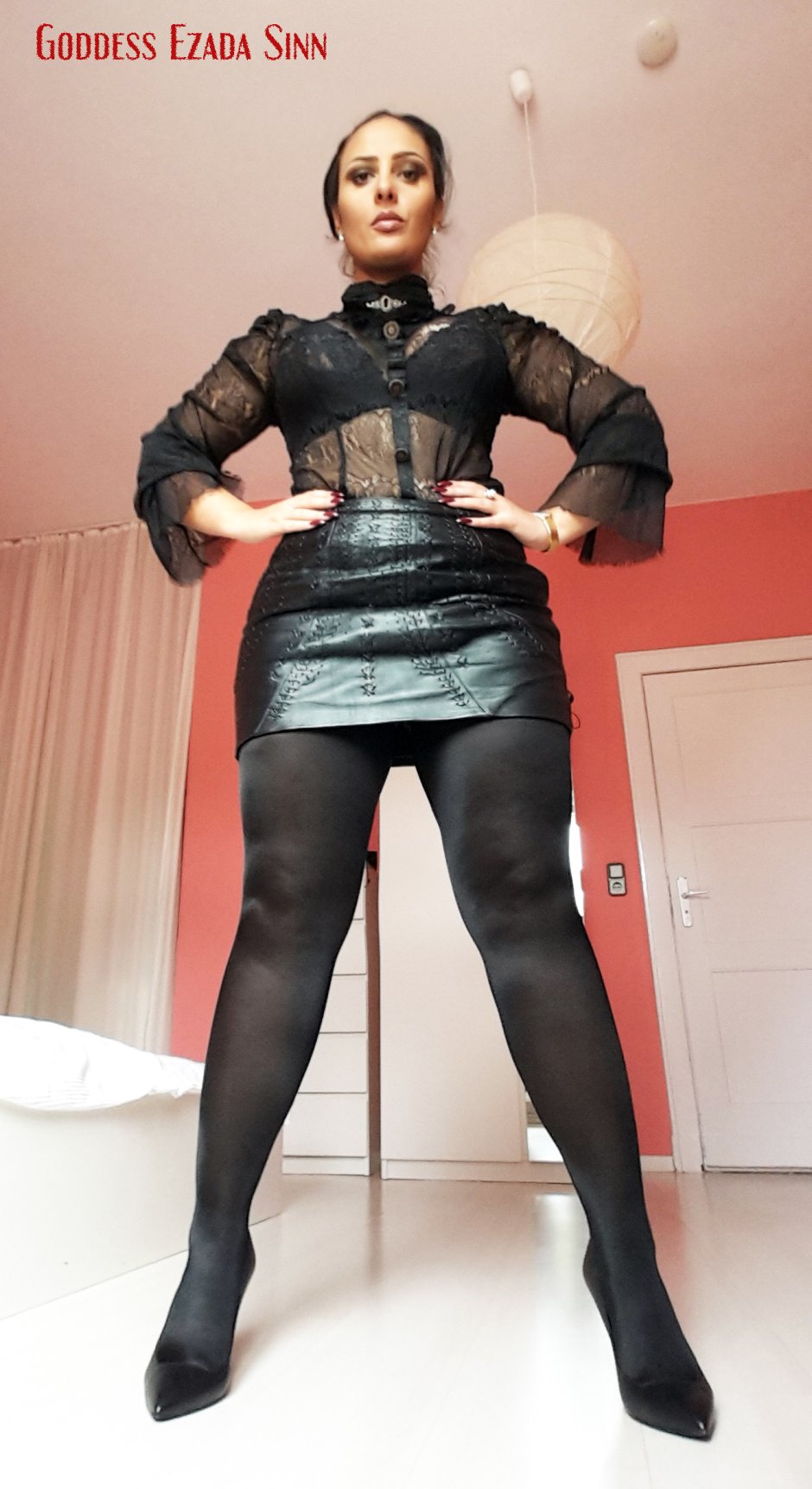 Ezada Sinn in a dress