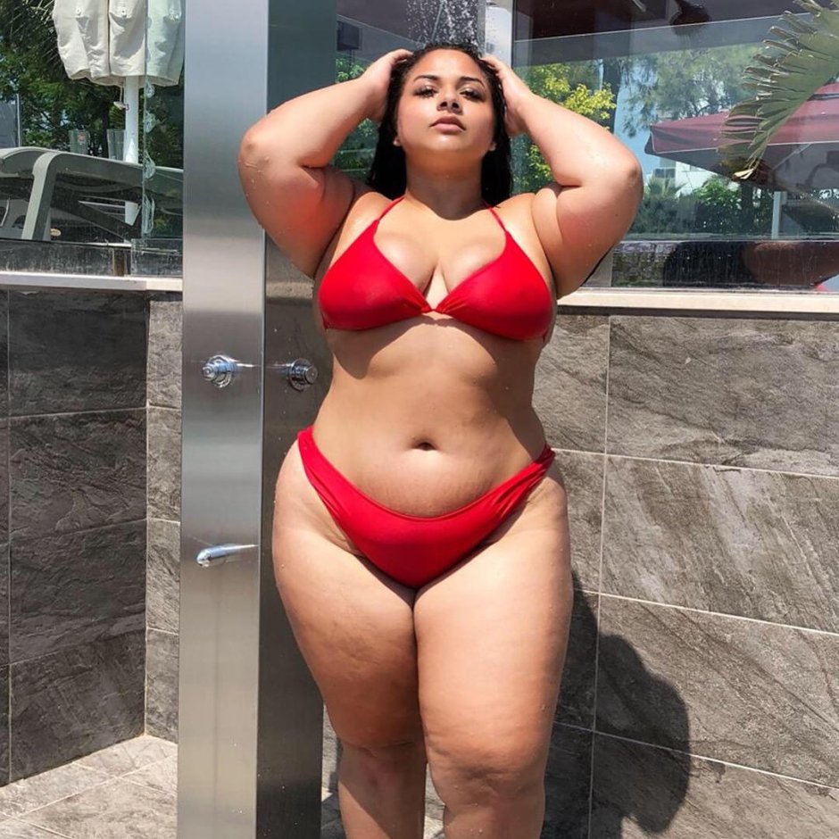 Diana Sirokai in a swimsuit