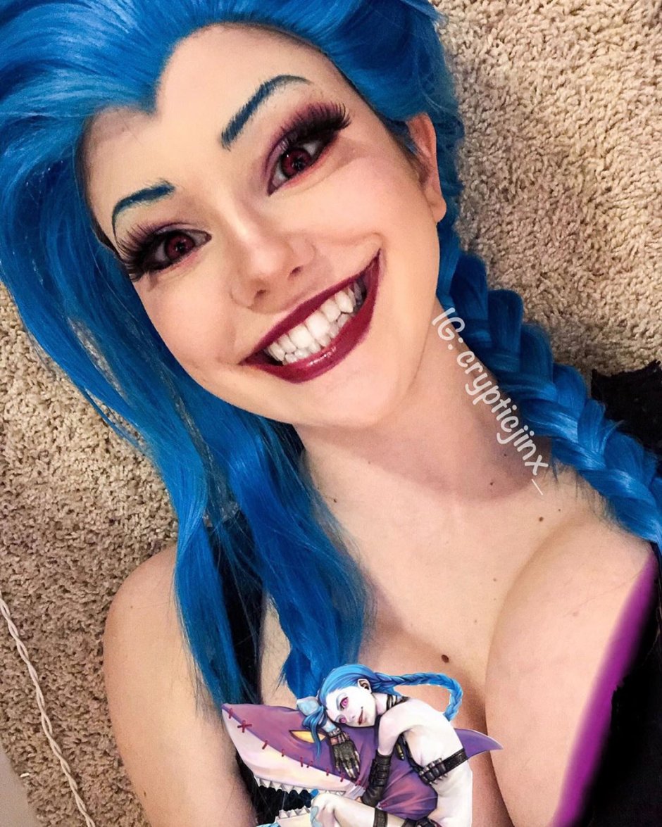 Arkyn League Legends Jinx Art