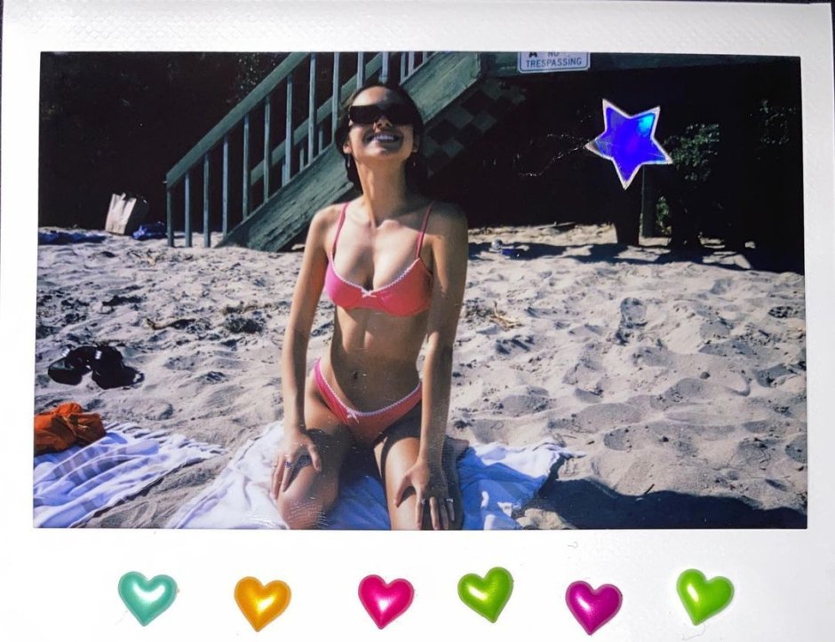 Olivia Rodrigo in a swimsuit