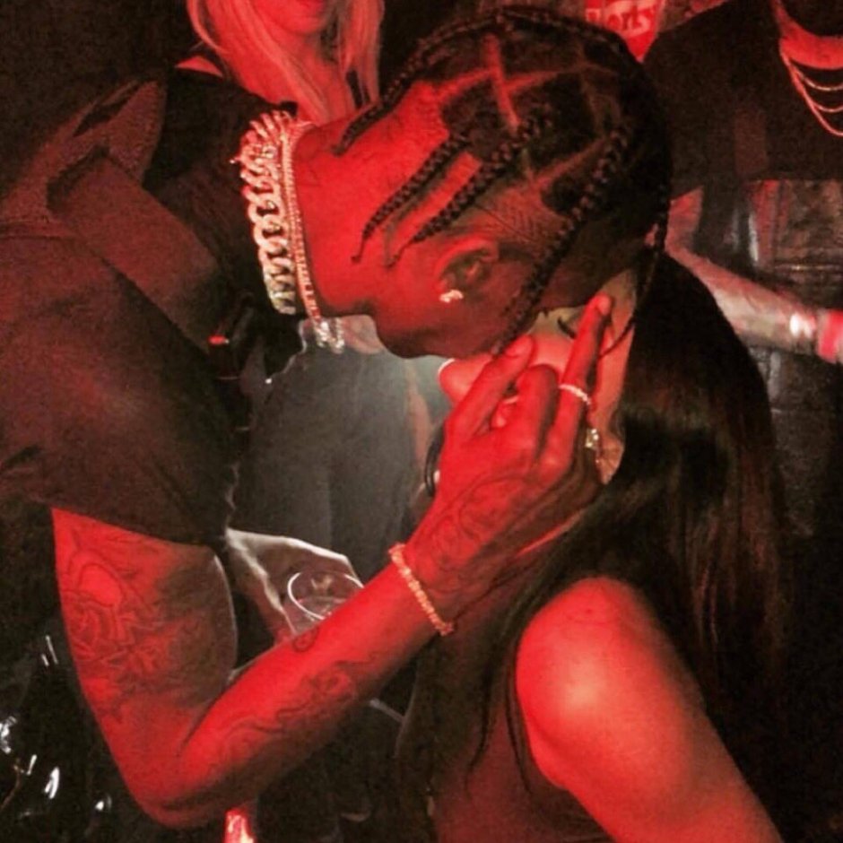Kelly Jenner and Travis Scott