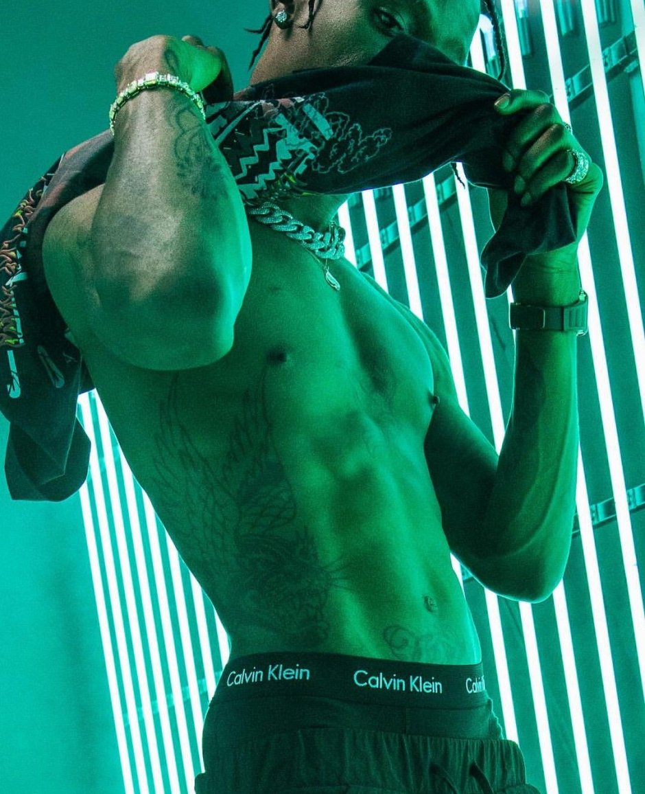 Travis Scott Kelvin Klein