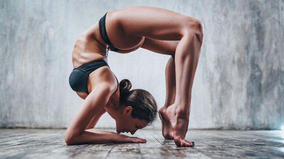 Asanas for a photo shoot