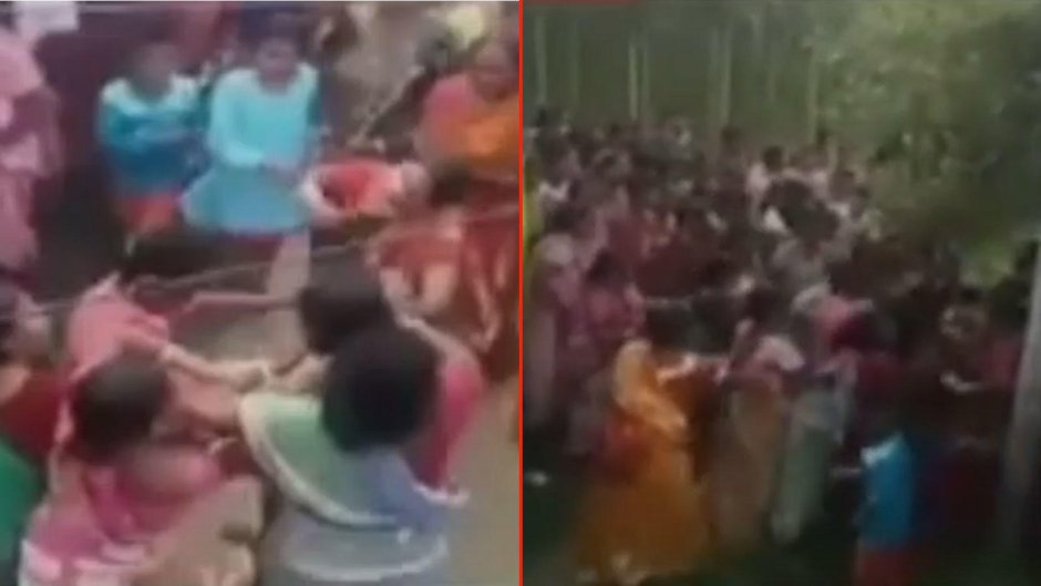 Chinese Girl Being Brutally Slapped and Kicked by School Bulles China