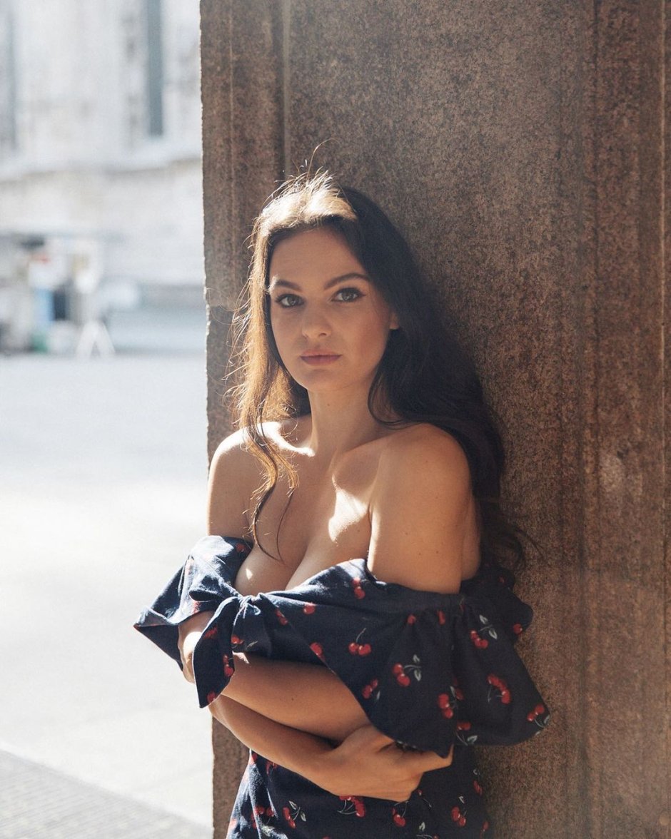 Olesya Fattakhova in a swimsuit