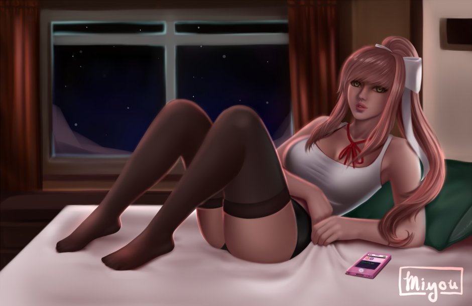 Dakimakura Monica from the docks