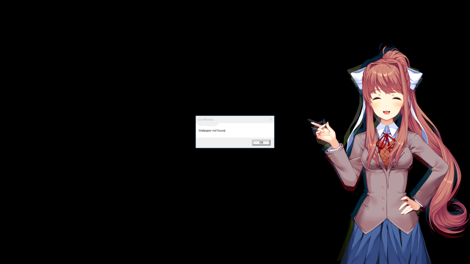 Monica Wallpaper Doki Doki