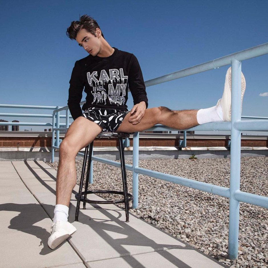 Fashion model Scott Gardner