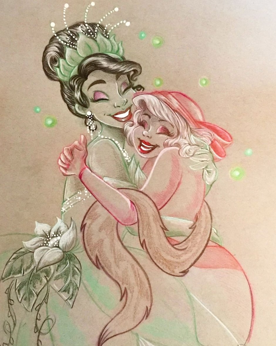 Princess and frog Charlotte