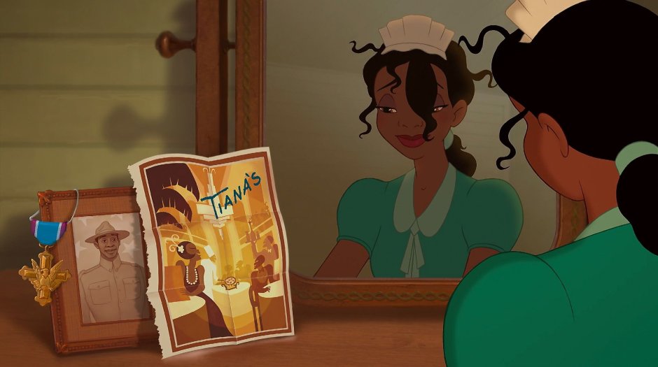 Princess and frog Charlotte and Tian
