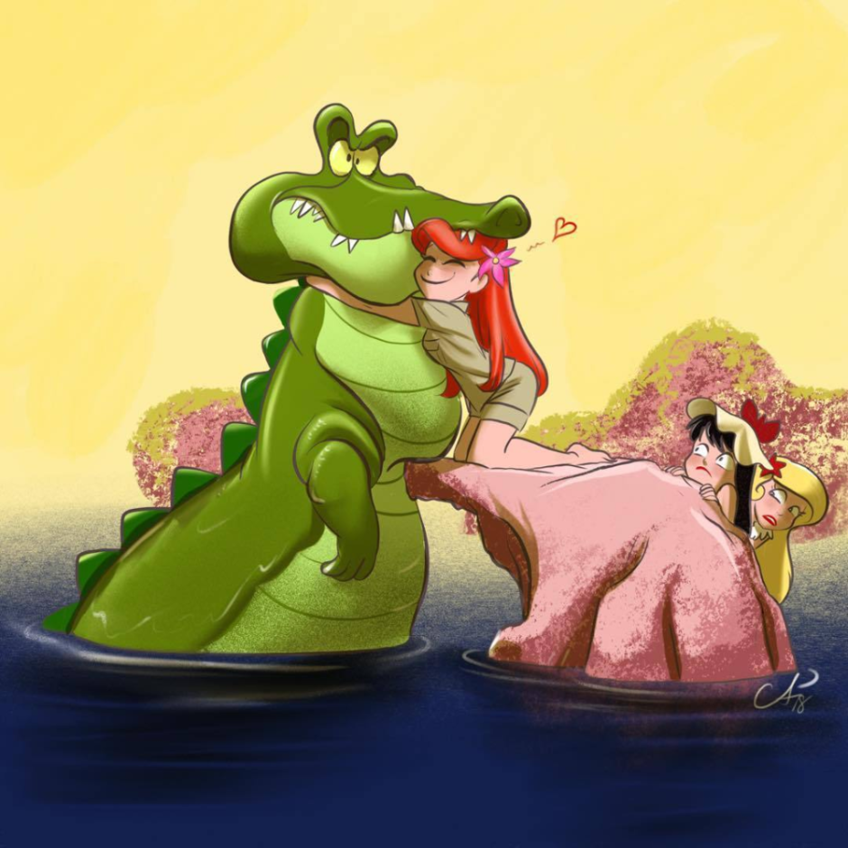 Disney crocodile Vore