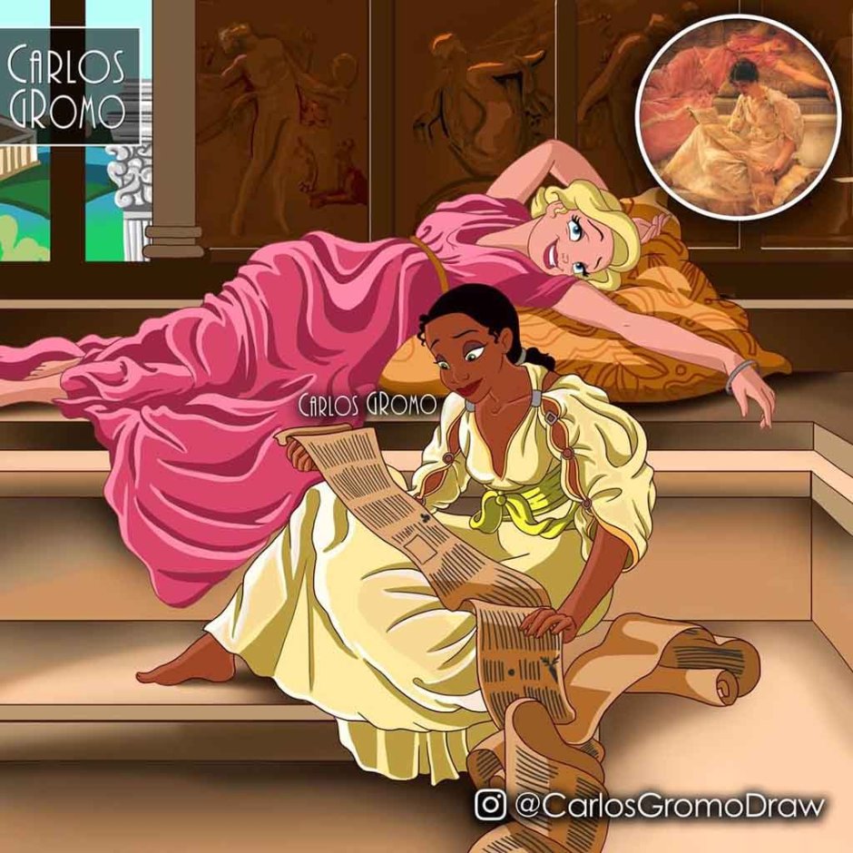 Tiana and Charlotte Princess