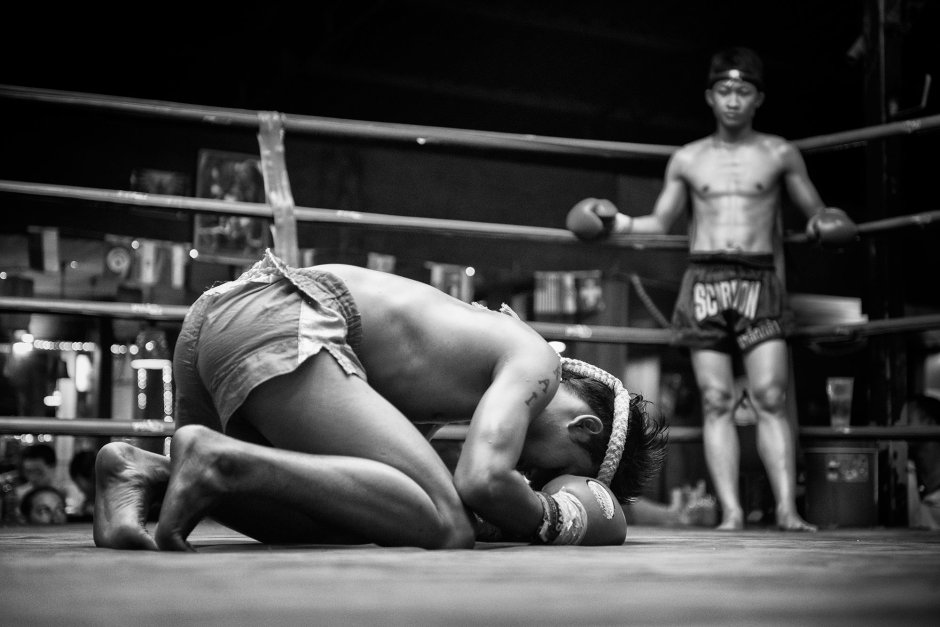Fighters of Thai boxing