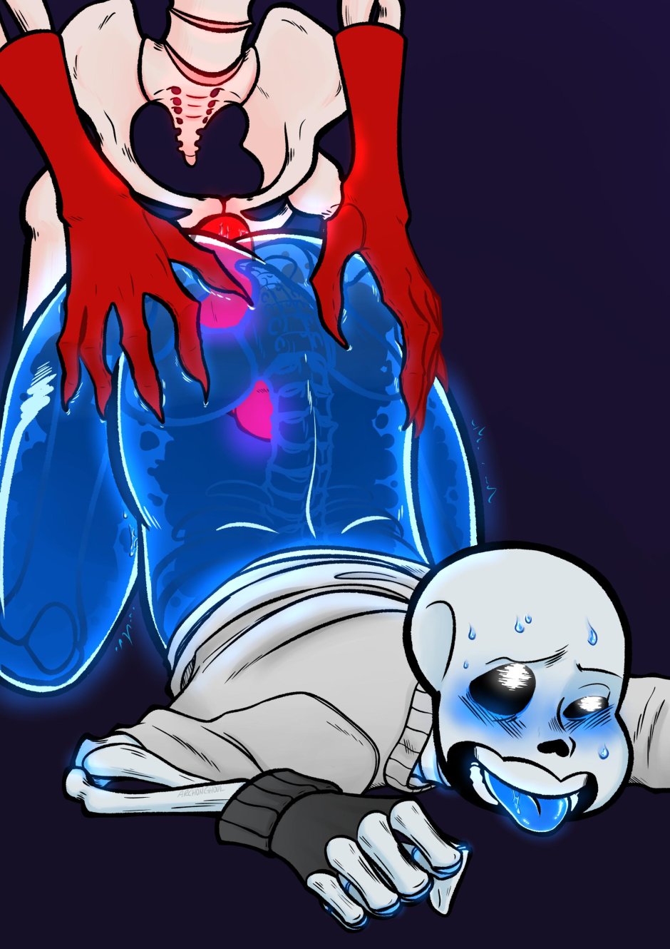 Undertale Sans X Frisk comics Nuvex