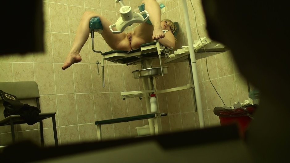 Hidden camera in a gynecological office