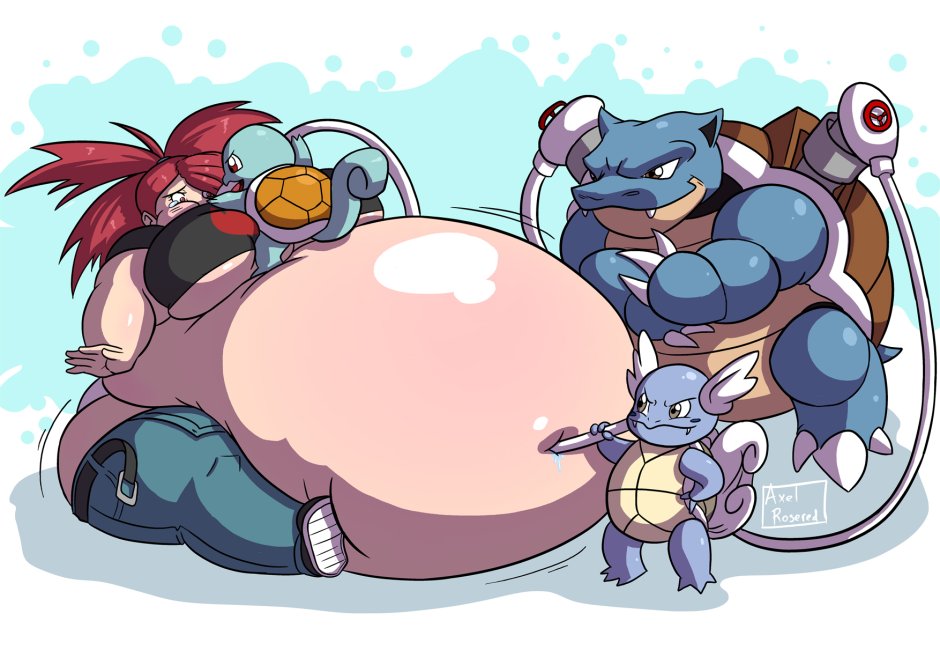 Water Inflation Belly Fox
