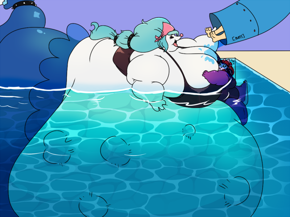 Samus Aran Belly and Pregnant Inflation