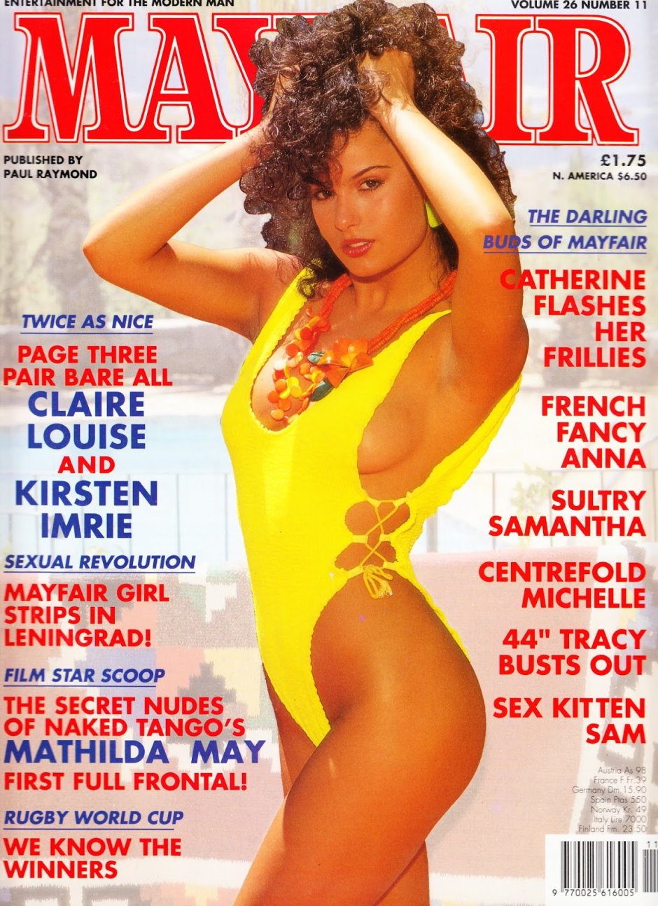 Girls from porn magazines