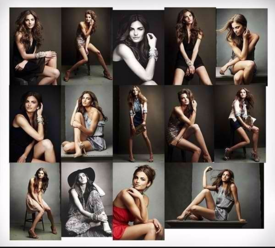 Successful poses for photo shoots in linen