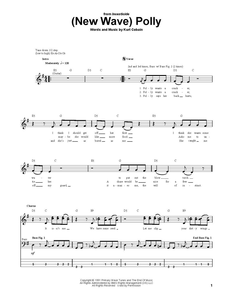 Nirvana on the guitar Smells Like Teen Spirit