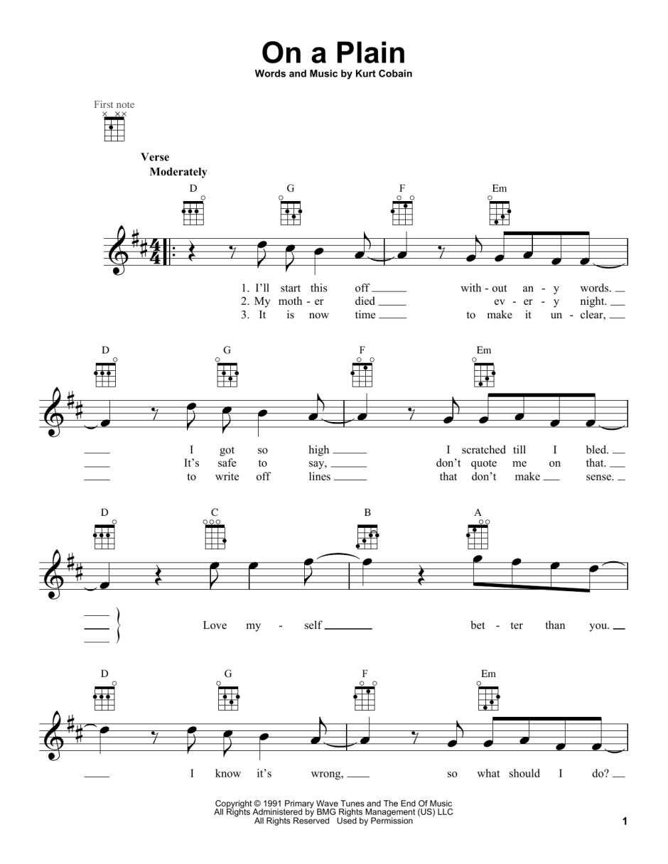 Nirvana on the piano