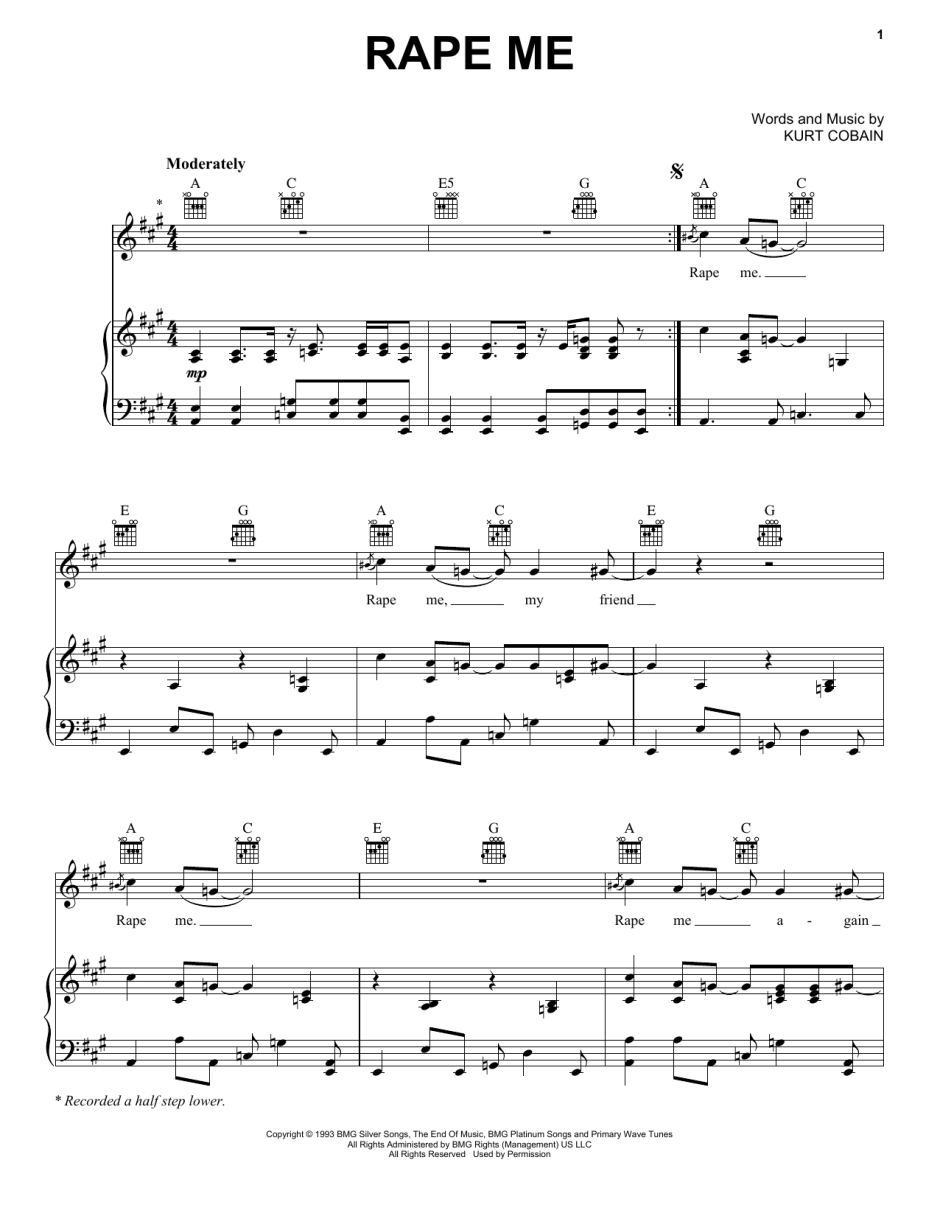 Smells Like Teen Spirit Tabs