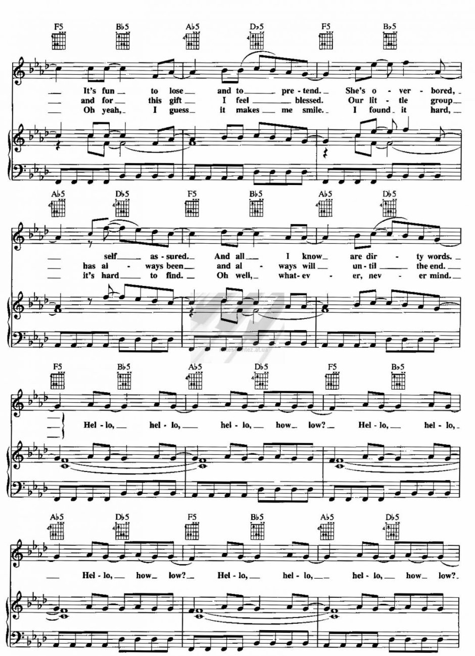 Nirvana Ukulele Tabs