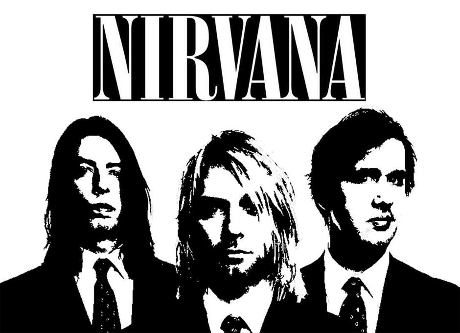Nirvana on the guitar chords