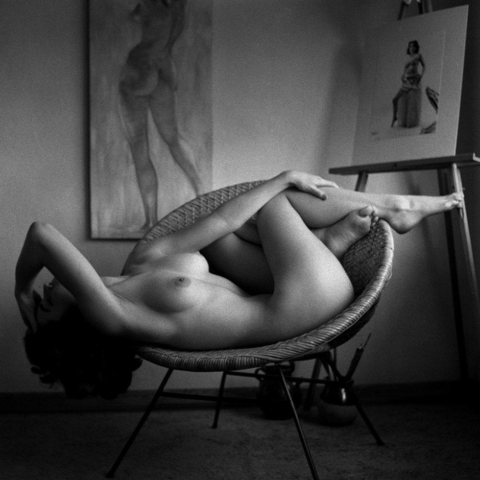Naked serious women