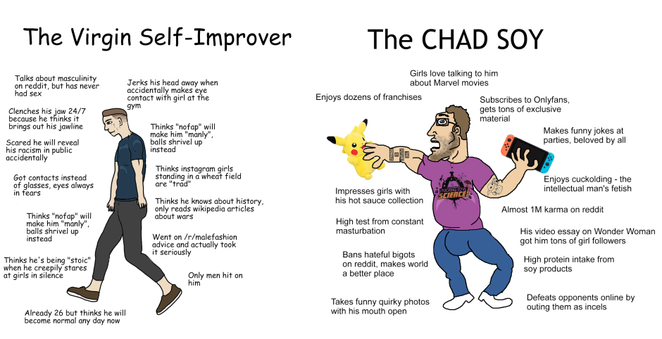 CHAD VS Virgin Nazi