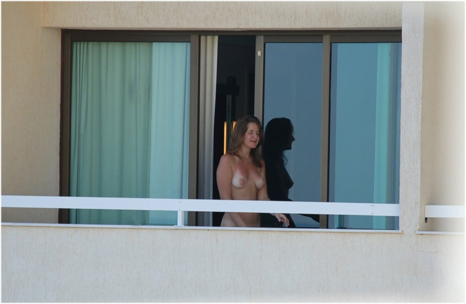 Naked girls in the window