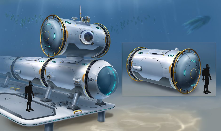 Underwater capsule concept art