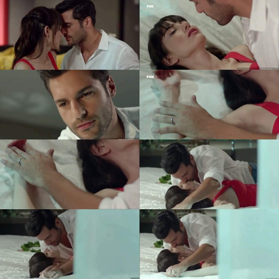 Kerem Bursin breaks the glass