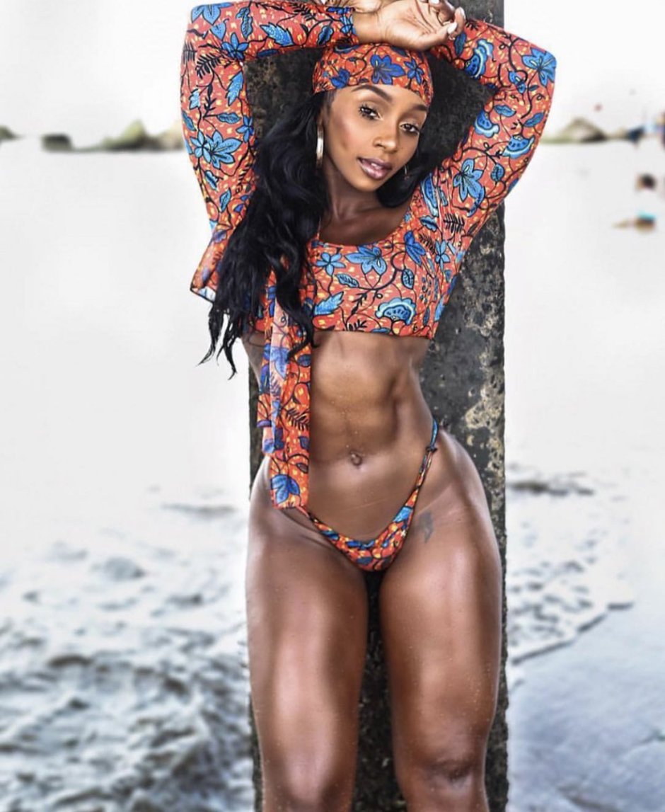 Black fitness models