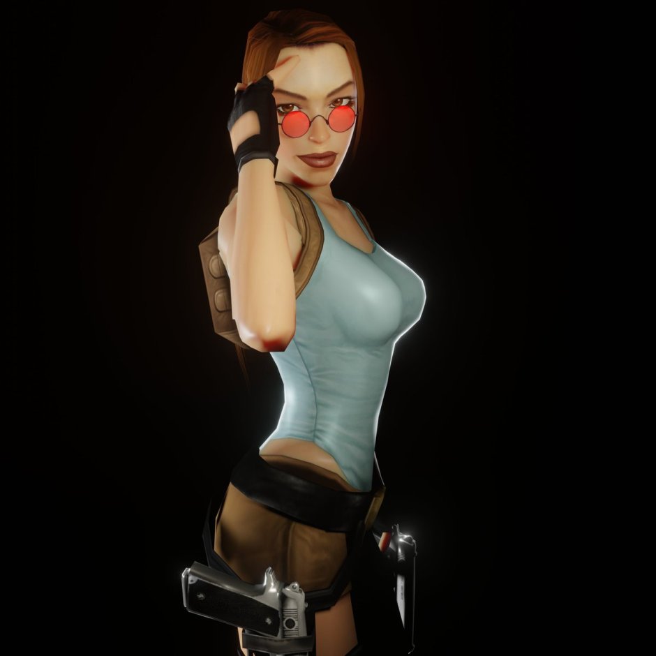 Tomb Ryder in bikini