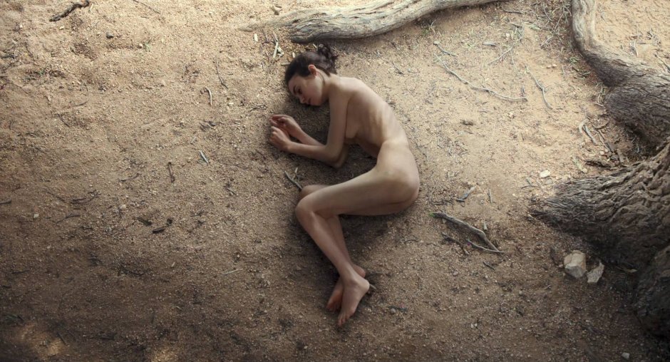 Lily James in the film exception to nude