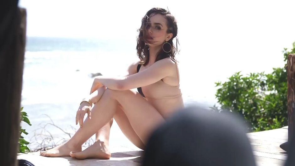 Lily Collins erotic scenes